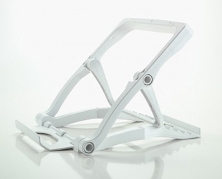Portable notebook stand (white)