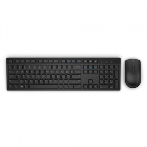 Dell Wireless Keyboard and Mouse-KM636 - Russian (QWERTY) - Black (RTL BOX)