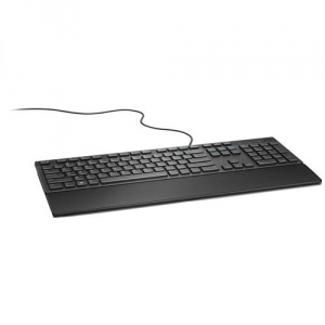 Tastatura Cu Fir Dell Multimedia KB216 - US International, Neagra