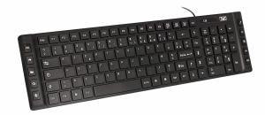Tastatura Cu Fir TNB Streamline AZERTY USB, Neagra