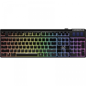 Tastatura Cu Fir Iluminata Asus Cerberus RGB Kailh USB Negru