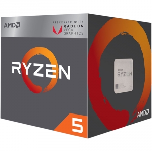 Procesor AMD RYZEN 5 2400G 3.6 Ghz 4MB AM4 YD2400C5FBBOX BOX