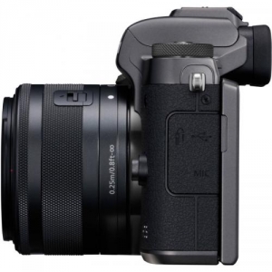 Aparat Foto Digital Compact Canon EOS M5 Kit EF-M 15-45 IS STM Negru