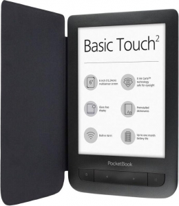 BUNDLE KIT PocketBook PB625 BASIC TOUCH 2 BLACK + SLIM COVER