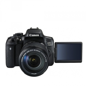 Aparat Foto Digital DSLR Canon 750D Kit EFS 18-135IS Negru
