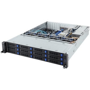 Server Rackmount Barebone Gigabyte R271-Z00 AMD EPYC 7001, 8 x DIMMs, 2 x 1Gb/s LAN ports, 12 x 3.5
