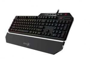 Tastatura Cu Fir Creative Sound BlasterX VANGUARD K08 USB, Iluminata, Led Multicolor, Negru
