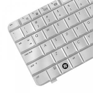 Qoltec tastatura notebook HP DV2000 DV3000 argintiu