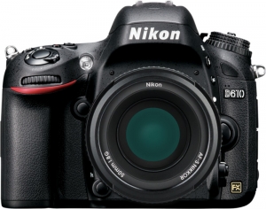 Aparat Foto Digital DSLR Nikon D610 Kit 50mm f/1.8G Negru
