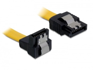 Delock Cable SATA 6 Gb/s down/straight metal 50 cm
