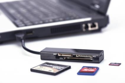 Card Reader Ednet  4-port USB 2.0 Black