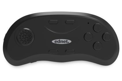 EDNET BluetoothÂ® 3.0 Gamepad for 3D/VR Glasses (iOS/Android)