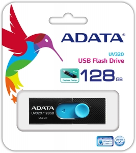Memorie USB Adata UV320 128GB USB 3.1 Negru-Albastru