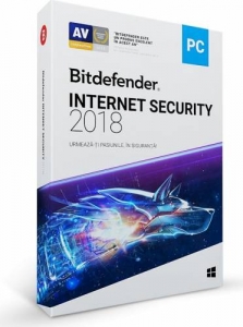 Antivirus Bitdefender Internet Security 2018 1 Year 1 PC Base License
