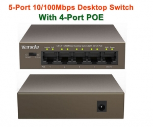 Switch Tenda Poe 5 Porturi 10/100 Mbps