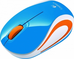 Mouse Wireless Logitech Mini M187  2.4GHZ - EMEA Albastru