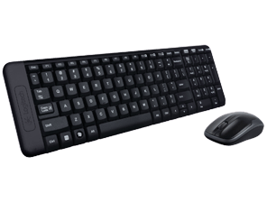 Kit Tastatura + Mouse Wireless Logitech MK220 Negru
