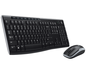 Kit Tastatura + Mouse Cu Fir Logitech MK270 Negru