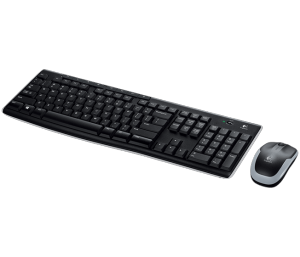 Kit Tastatura + Mouse Cu Fir Logitech MK270 Negru