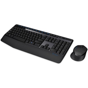 Kit Tastatura + Mouse Cu Fir Logitech 920-006489 Negru 