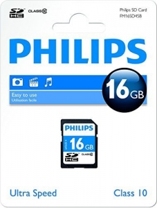 Card De Memorie Philips 16GB SDHC Clasa 10