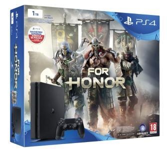 PS4 1TB D Chassis Black SLIM + For Honor