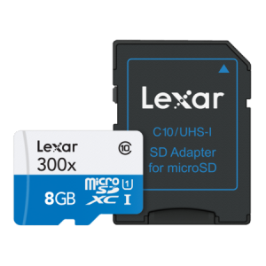 Card De Memorie LeXar 8GB Micro SDHC + adaptor SD Clasa 10