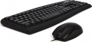 Kit Tastatura + Mouse Cu Fir Zalman ZM-K380 Negru