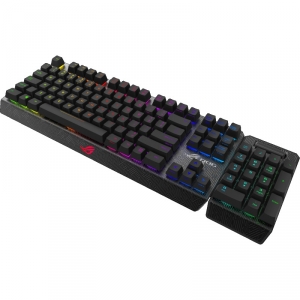 Tastatura Cu Fir Asus ROG Claymore USB, Iluminata, Led Multicolor, Negru