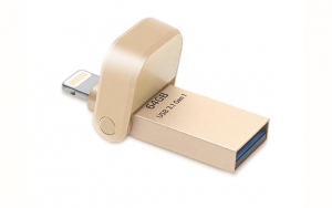 Memorie USB Adata Flash Drive AI920 64GB  USB 3.1 Gen1 gold