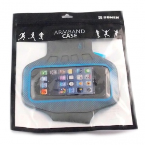 PowerNeed Sunen Sporturi cutie pentru alergÄƒtori - iPhone SE, negru-albastru