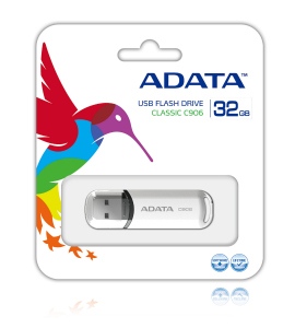 Memorie USB ADATA C906 32GB USB 2.0 Alb