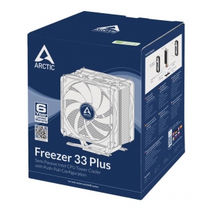 Arctic  Freezer 33 Plus, CPU cooler, s. 1151, 1150, 1155, 1156, AM4