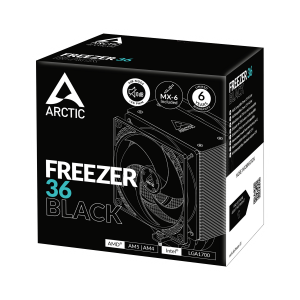 Freezer 36 Black, 120mm, Intel/ AMD, Negru