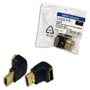 LOGILINK - Adaptor HDMI unghiular mama- HDMI tata a