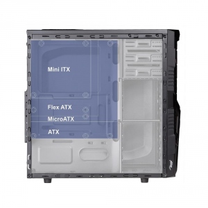 Akyga Midi ATX Gaming Case AKY006BK USB 3.0 w/o PSU