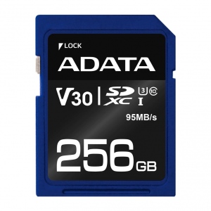 Card De Memorie Adata Premier Pro 256GB SDXC UHS-I U3 Clasa 10