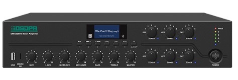 Amplificator Mixer digital DSPPA DMA6350U, 350W, cu 6 zone È™i stație de paging la distanțÄƒ