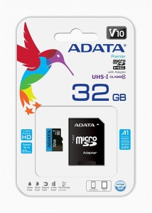 Card de memorie Adata Premier 32GB MicroSDHC Class 10 Black-Blue