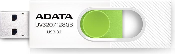 Memorie USB Adata UV320 128GB USB 3.0 White-Green