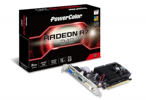 Placa Video PowerColor AMD Radeon R7 240 2GB DDR3