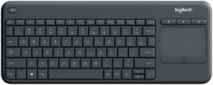 Tastatura Wireless Touch  K400 Professional, Neagra