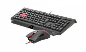 Kit Tastatura + Mouse Cu Fir A4Tech Bloody B1500 Negru