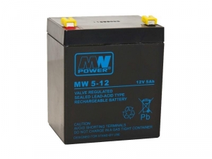 Acumulator UPS AGM MW Power akumulator 12V/5Ah 6-9 lat Faston 250
