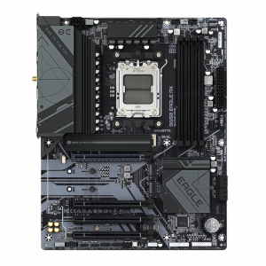 PLACI de BAZA Gigabyte AMD B650 | 4 x DDR5 7600(OC) | 1 x DisplayPort, 1 x HDMI port, 1 x USB Type-C port, with USB 3.2 Gen 1 support, 2 x USB 3.2 Gen 2 Type-A ports, 6 x USB 2.0/1.1 ports, 1 x RJ-45 port, 3 x jacks | ATX 