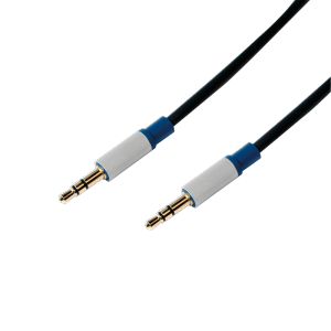 LOGILINK - Premium Audio Cable, 3.5 mm Male to 3.5 mm Male, 3m