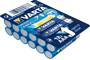 Alkaline Batteries VARTA R3 (AAA) 12pcs High Energy