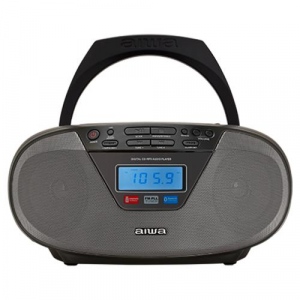 AIWA Portable&nbsp;AC/DC&nbsp;Stereo&nbsp;CD/MP3/FM-PLL/BT&nbsp;Player 