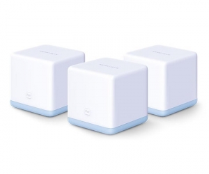 Sistem Mesh Wireless Mercusys Halo-H30G(3-pack) AC1300 Dual Band 10/100/1000 Mbps