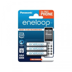 Panasonic Eneloop DECT R03/AAA 750mAh, 3 Pcs, Blister
